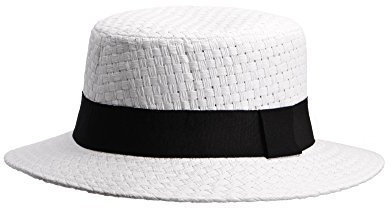 Miuno® Unisex Panamahut Herren Damen Partyhut Stroh Hut H51052 (weiß)