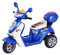 HOMCOM Kids Electric Ride On Toy Car 6V Electric Motorbike with Chargeable Battery Headlight and Music for 3-5 Years - Blue