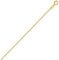 PRINS JEWELS 14 Karat / 585 Gold Feine Rund Ankerkette Breite 0.8 mm Kette Gelbgold - Länge wählbar (50)