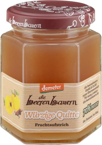 die beerenbauern Fruchtaufstrich Würzige Quitte 70 % Frucht 200 g