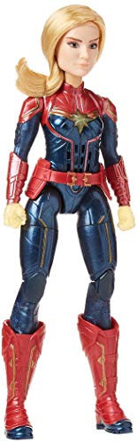 Marvel Captain Marvel E3610EU4 - Elektronische Superheldin, Actionfigur mit Licht-und Soundeffekten, Multicolor
