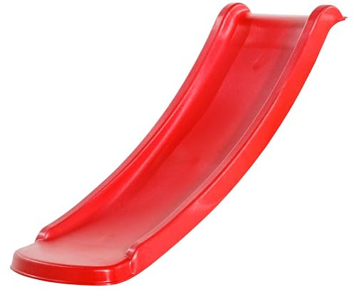AXI Sky120 Toboggan Rouge - 118 cm | Élément complémentaire pour Aire de Jeux/Maison de Jeu Enfant | Toboggan pour Hauteur de Estrade 60 cm