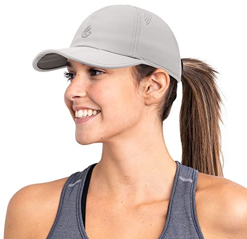 Gisdanchz Basecap Herren Damen Sport Cap Performance Baseball Caps für Damen Herren Laufkappe Laufen Tennis Golf Cap Uv-Schutz-Kappe Running Cap Herren Damen Sommer Cappy Männer Cap, Hellgrau