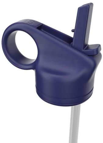 SHO Reusable Straw Lid for SHO Bottle - 750ml/1000ml - BPA Free (Midnight Blue, 750/1L)