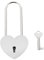 OSALADI 2 Pcs Love Lock Formule Distributeur Petite Serrure Avec Clés Pour Couples Gravé Coeur Cadenas Livre Coeur Porte-Clés Porte-Clés En Métal Valise 100Mm Mini Serrure Boîte