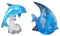Luwecf Kids 3D Jigsaw Puzzle Crystal Handicraft Blue Dolphin & Model Build