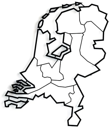 Niederlande, Niederlande, Karte, Metall-Skulptur, Flagge, Dekoration, Wanddekoration, Souvenir, Schild, niederländisches Poster, Geschenk für Freunde