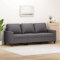 JUDYY 3-Sitzer-Sofa Grau 180 cm Kunstleder, Sofas & Couches, Sofa Wohnzimmer, Sofa Für Jugendzimmer, Relaxsofa, Sofa Für Schlafzimmer, Polstersofa 359144