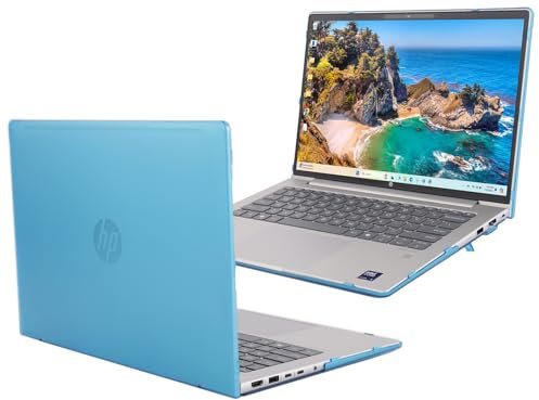 mCover Case ONLY Compatible for 2024 ~ 2025 14-inch HP ProBook 440/445 G11 and EliteBook 640 | 645 G11 Series Windows Notebook PC (NOT Fitting Other HP Models)- Aqua