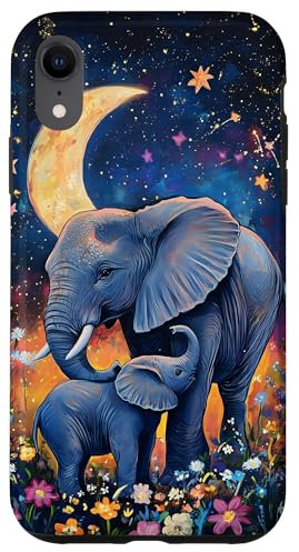 iPhone XR Elephant Moonlit Safari Case