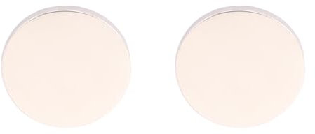 ZLESAGII Damen Kleine Runde Plättchen Ohrringe Minimalistisch Silber Kreis Stecker Ohrstecker Geschenk Schmuck für Frauen Mädchen