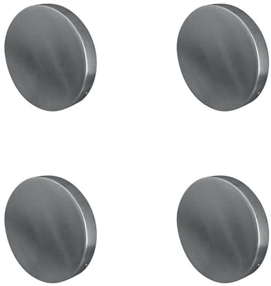 4 Pack Durable Stainless Steel Blank Escutcheons Grade 304-52x8mm Satin Finish - Key Hole Cover