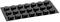 haggiy Elastikpuffer selbstklebend - rund 20 mm, Höhe: 6,2 mm, schwarz (21 Stk.)