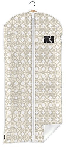Custodia per Cappotto Impermeabile, Porta Giacche e Abiti che Protegge Vestiti da Polvere e Tarme, 1 Pezzo 0.2x60x135 cm, Beige - Domopak Living