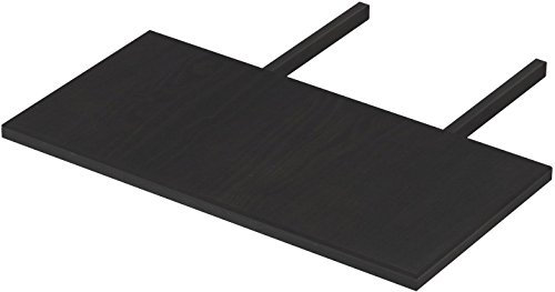 Ansteckplatte 50x100 Ebenholz Rio Classico oder Rio Kanto - Pinie Massivholz Echtholz - Größe & Farbe wählbar - für Esstisch Tischverlängerung Holztisch Tisch Erweiterung ausziehbar Brasilmöbel