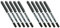 Mitsubishi Tintenroller Uni-Ball® Eye Micro Strich: ca. 0,2 mm (Schwarz | 10 Stück)