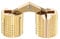 sourcing map 2pcs Charnière Cylindrique Charnière Invisible Porte Placard Armoire 12mm angle ouvrir 180°