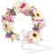 dressforfun 302791 Blumen Stirnband Haarband Blumenkranz, größenverstellbar, für Hochzeit oder Trachten Party