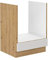Herd Unterschrank 60 cm Stilo Weiss Eiche Artisan Küchenzeile Küchenblock Küche