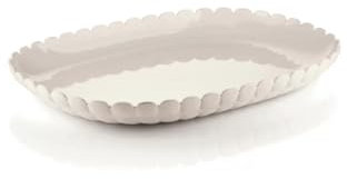 Guzzini . Vassoio a Servire Portata Tiffany Bianco Latte Lucido 32 cm 45 cm (45 cm)