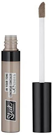 Sleek MakeUP In Your Tone Longwear-Concealer, versteckt Augenringe und deckt Hautunreinheiten ab, aufbaubare mittlere bis volle Abdeckung, 1N, 7 ml