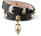 Philipp Plein Damen Armband Leder Edelstahl IP Gold 3D Skull PJ3AA16BU