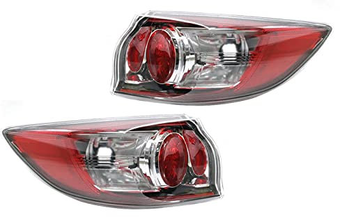 ZEARLY Für Mazda 3 BL 2009-2013 Schrägheck,Heckleuchte der Stoßstange,