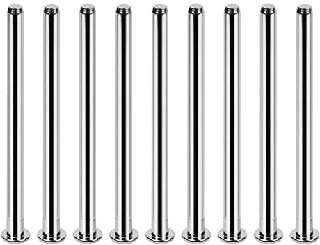 Aulpq Stainless Steel Door Hinge Pin, 9 pcs, Unfinished, Argent