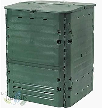 COMPOSTATEUR Polyéthylène Thermique 600 litres 80x80x104 cm Fabriqué avec Thermolen qui accélère le compostage.