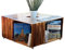 Vintage Pieces | Hochwertiger Couchtisch Weinkisten mit Acryl Glasplatte, Holztisch aus geflammten Weinkisten, Obstkisten, Couchtisch Vintage, Coffee Table, Schöner Wohnen