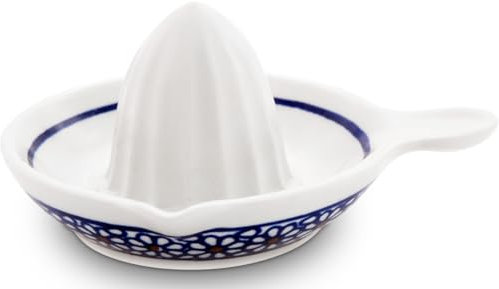 Bunzlauer Keramik Zitronenpresse Citruspresse Saftpresser Ø11 cm H 6 cm Dekor 120, GU-1122