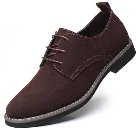 Herren-Wildlederschuhe, Freizeitschuhe, Schnürschuhe, Oxfords