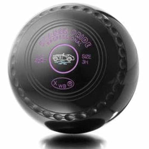 SGL DRAKES PRIDE BLACK 2H FLAT GREEN PROFESSIONAL BOWLS**
