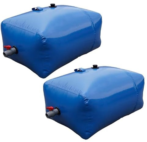 Piscine, Sacoche De Réservoir Paquet De 2, Réservoir d'eau Baril De Collection Vessie De Stockage d'eau Portable for L'urgence Livraison d'eau, Irrigation(6000L/3X2X1m)