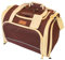 PETPROVED Transportbox Katze Hund Hundetasche für Kleine Hunde Katzentransportbox Katzen Transportboxen Hundetragetasche Tragetasche Hund Katzentasche Katzenbox Katzenkorb Transport (M Braun)