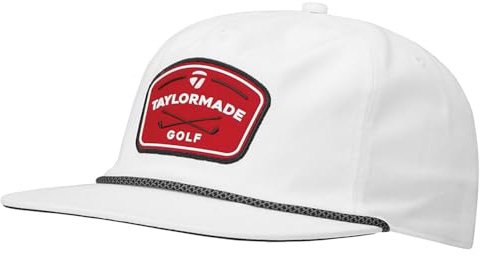TaylorMade 2024 Daytona Rope Snapback Hat, XS (US, Alpha, X-Small, White), Weiss/opulenter Garten, X-Small