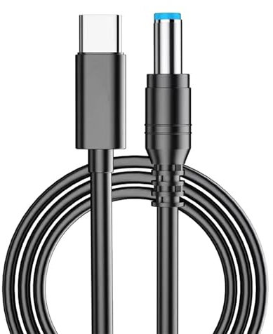 Witrn USB C to DC PD Trigger Power Charge Cable,[PD Fast Charging, Durable PVC, Tangle-Free, Anti-Breakage] Compatible with Router, laptop etc DC Power Device (5.5mm/2.5mm, 2.1mm) 9V, 12V, 15V, 20V