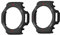 WIIKAI 2 Pack Schutzhülle kompatibel für Amazfit T-Rex 3 Rundum Schutzhülle Schutz Case Bumper Case Cover Schutz Hülle.(schwarz rot weiß)