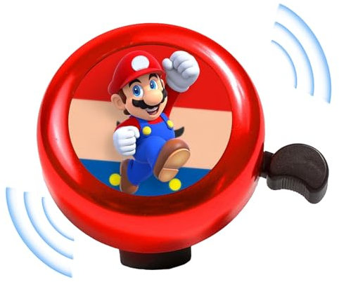 Fahrradklingel Kinder, Mari Klingel Fahrrad Kinder Mädchen Jungen, Fahrradklingel Laut für Fahrrad Roller Dreirad Laufrad(Rot)