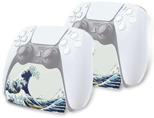 playvital 2 Stück Ständer Kompatibel mit ps5 Controller, Stand Standfuß Halter Halterung Gamepad Zubehör für ps5 Controller mit Gummifüße-Welle