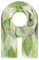 Majea Damen Halstuch Tuch Kopftuch Schal Damen-Schal Tücher Damen Stola (grün 5) mit Blätter-Muster, Metallic-Print, Fransenkante, atmungsaktiv, weich, 100% Viskose, 180cm x 90cm, Maschinenwäsche