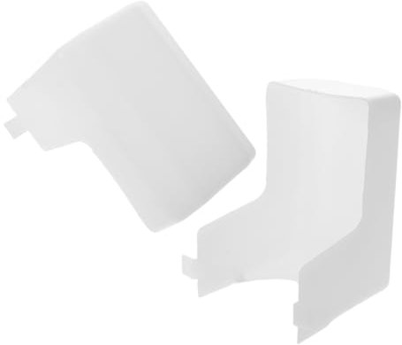 STOBOK 2pcs Lampshade Bulb Cover Exhaust Fan Light Cover Hood Cover Range Hood Light Cover Vent Fan Light Lens Cover Bathroom Vent Light Cover Range Light Bulbs under Hood Plastic White