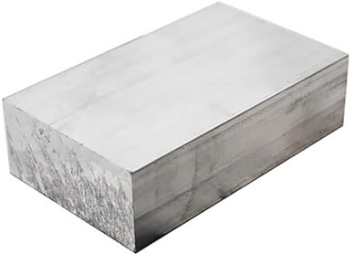 JIEYUZYUO Placa de Aluminio Plana de 10 Mm de Grosor, Longitud de 50 Mm Y Ancho de 80 a 130, 140, 150, 160, 180, 200 Y 250 Mm./10 * 140 * 50Mm 1Pc
