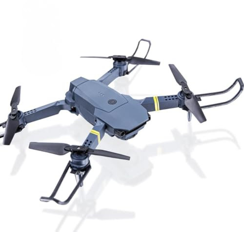 Faltbare Drohne mit HD-Kamera & Live-Übertragung – Kinder RC-Drohne für Anfänger & Kinder – 360° Flip & Höhenhaltefunktion (Akkus: 2 St.)