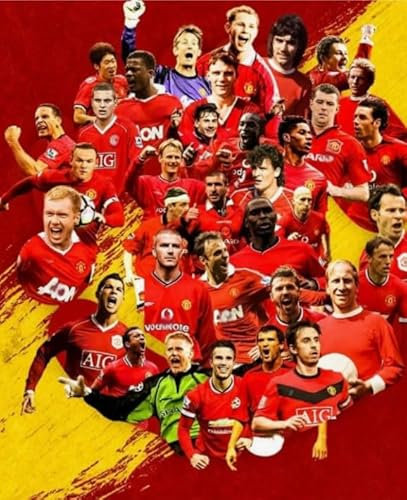 RUIYANMQ Jigsaw 1000 Pieces - Manchesters Soccer Posters - Art Puzzles - For Adults Family Educational Toys - Wall Decor - Ex19Zx
