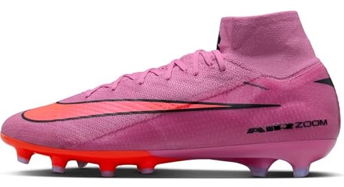 Nike Mercurial Superfly 10 Elite AG-Pro High Top Football Boot FQ8339, Magic Flamingo Total Crimson Black, 8.5 UK