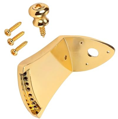 Cordal de mandolina de 8 cuerdas, triángulo de metal con accesorios de montaje para instrumentos musicales