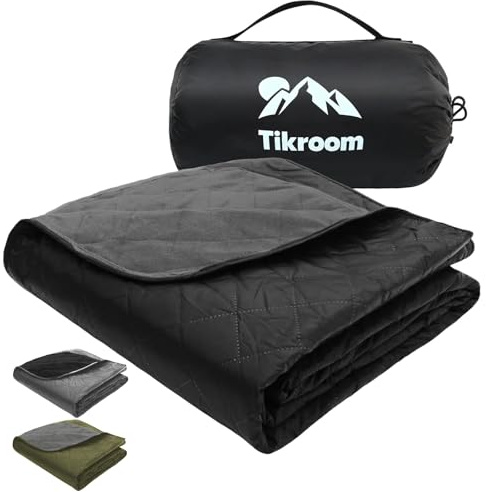 Tikroom Large Waterproof Outdoor Camping Blanket 80 x 58 inch