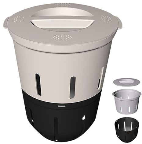 Compostiera Interrata per Fattoria - Compostiera da Giardino 12,5 Litri | Decompositore di Rifiuti da Cucina | Per Giardinieri, Coltivatori, Principianti, Cortile, Fattoria, Progetti Scolastici