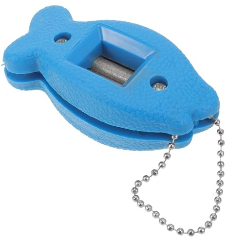 FOYTOKI Eislauf Schleifgerät für Schlittschuh Kufen, Blau, Tragbar